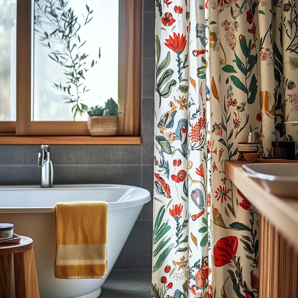 Cortinas de Banheiro: 70 Inspirações Estilosas Para o Seu Espaço