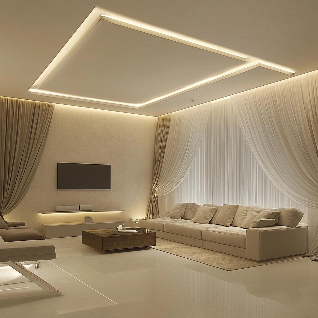 Gypsum Curtain Rod: Models, Measurements, and 30 Incredible Ideas 8 Cortineiro de Gesso: Modelos, Medidas e 30 Ideias Inspiradoras
