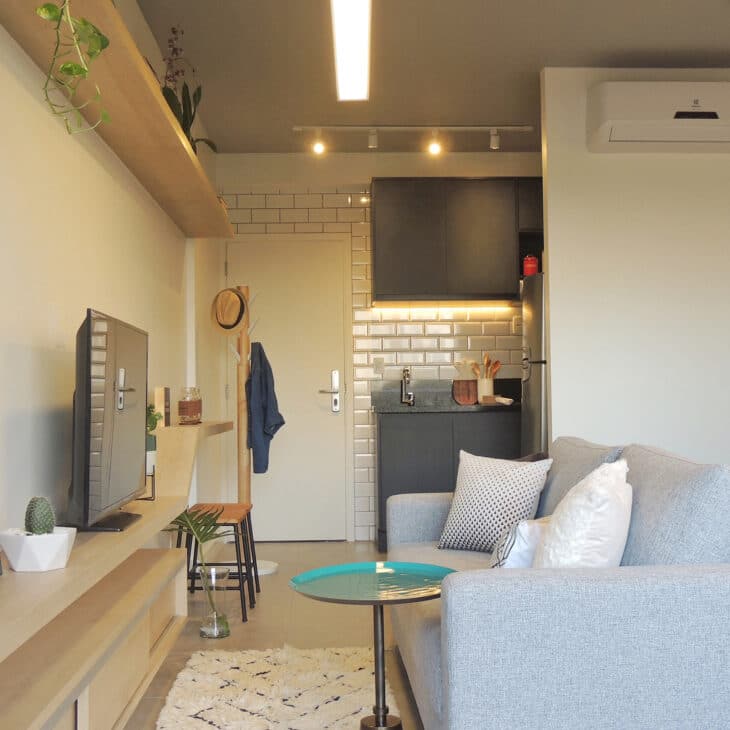 Decorating Your Kitnet: 50 Creative Ideas to Make It Your Own 2 Foto de decoracao kitnet 5 1 - 5