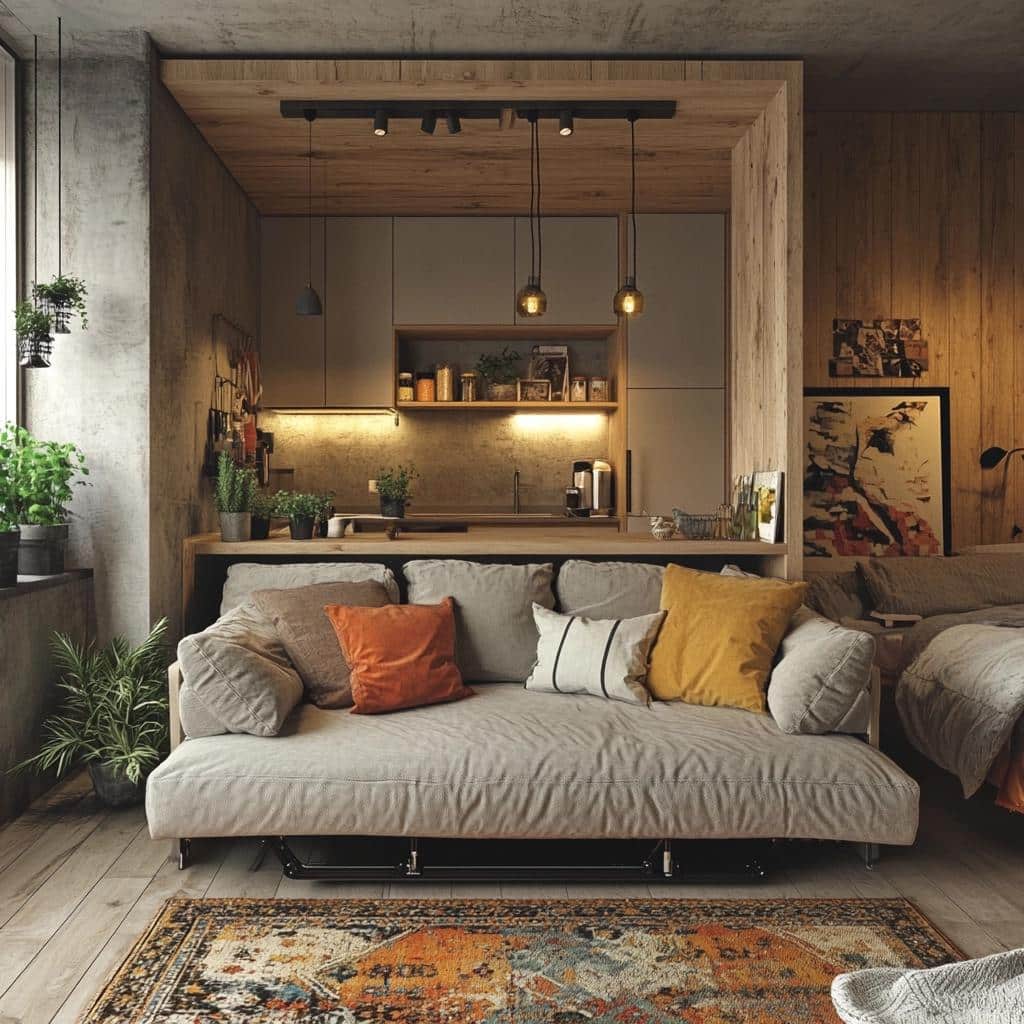 Decorating Your Kitnet: 50 Creative Ideas to Make It Your Own 8 Decoração de Kitnet: 50 Ideias para Deixá-la com a Sua Cara