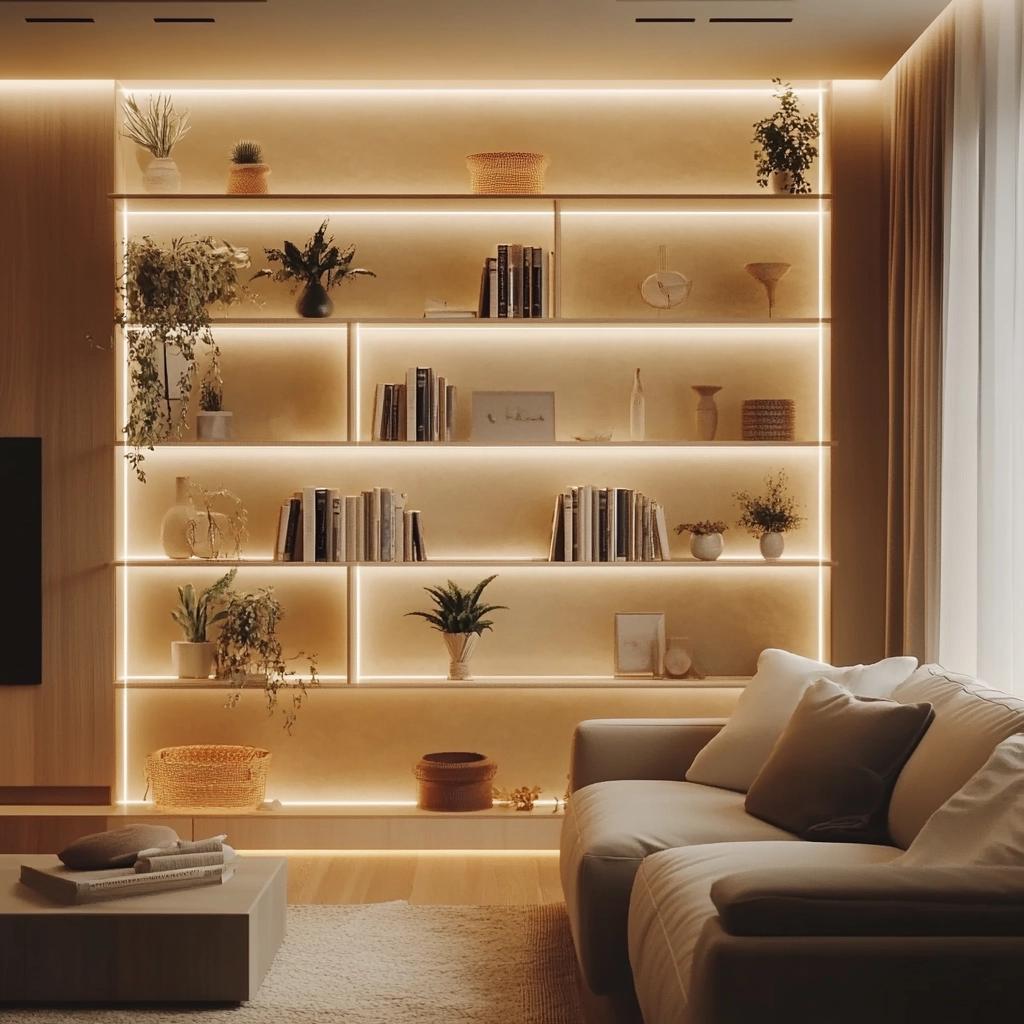 40 Inspirational Gypsum Shelves for Your Living Room 6 40 FOTOS DE ESTANTE DE GESSO PARA SALA PARA VOCÊ SE APAIXONAR
