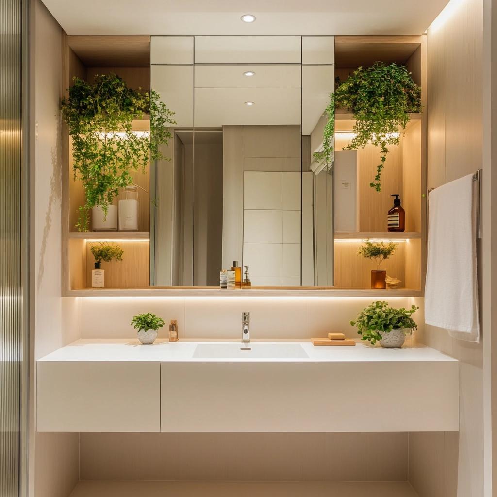 6 Ideias Práticas para Decorar Pequenos Banheiros