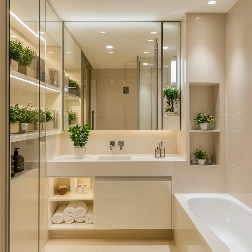 6 Ideias Práticas para Decorar Pequenos Banheiros