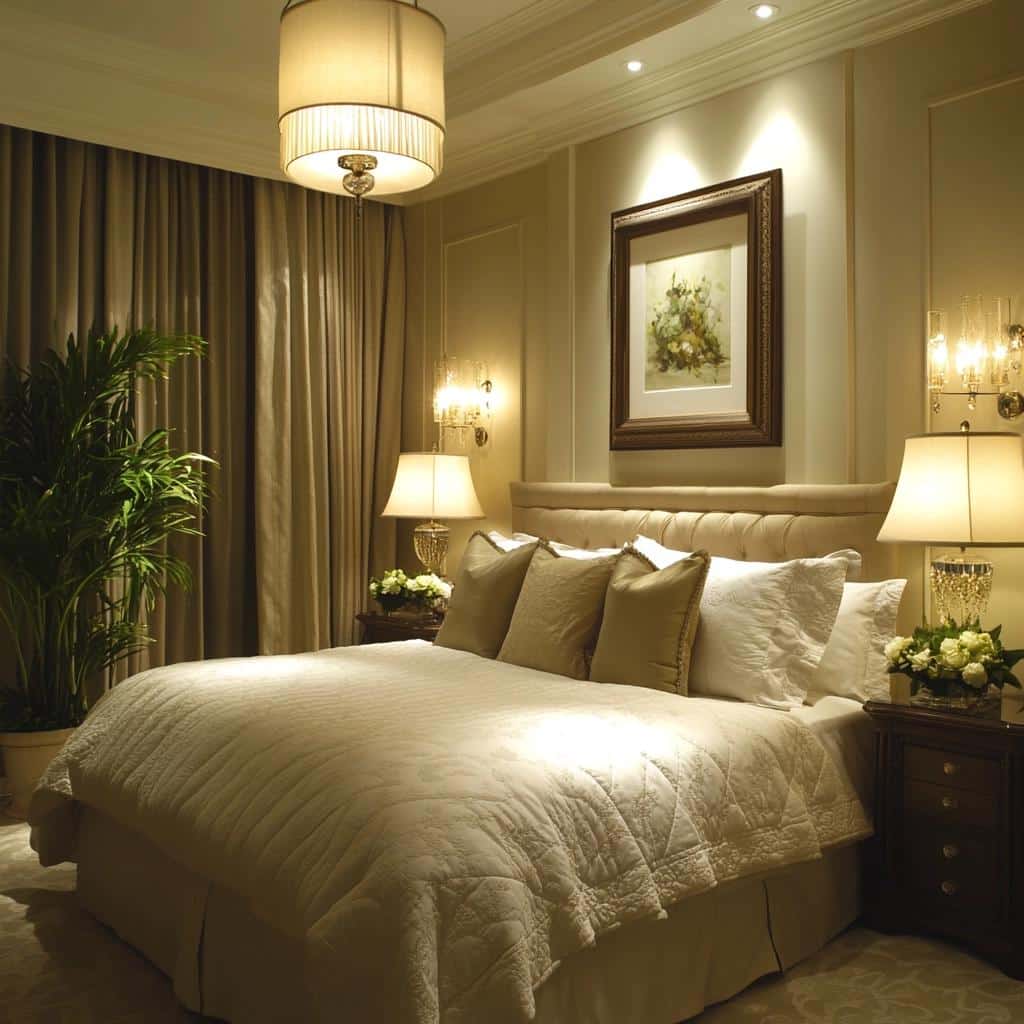 Lighting Ideas for a Cozy Bedroom 6 Dicas e Ideias de Iluminação para Quartos que Promovem Conforto