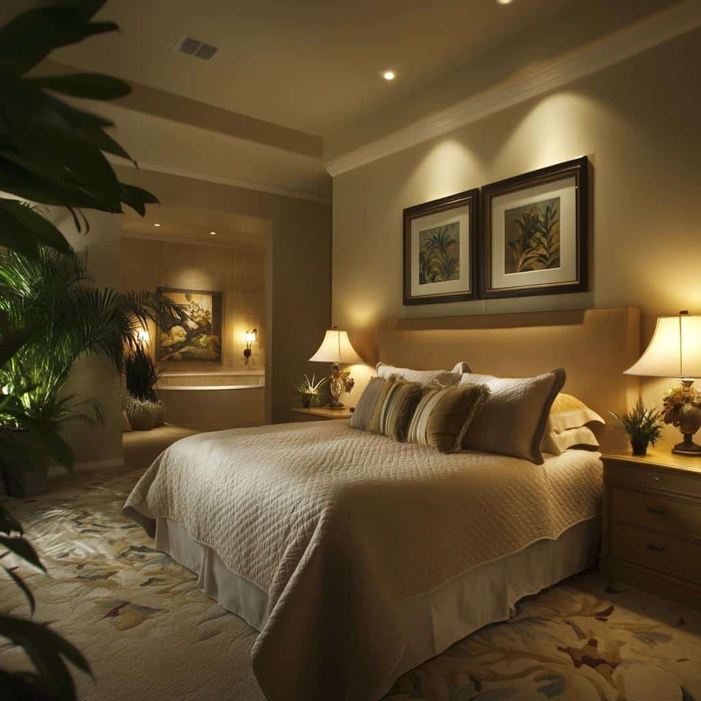 Lighting Ideas for a Cozy Bedroom 8 Dicas e Ideias de Iluminação para Quartos que Promovem Conforto