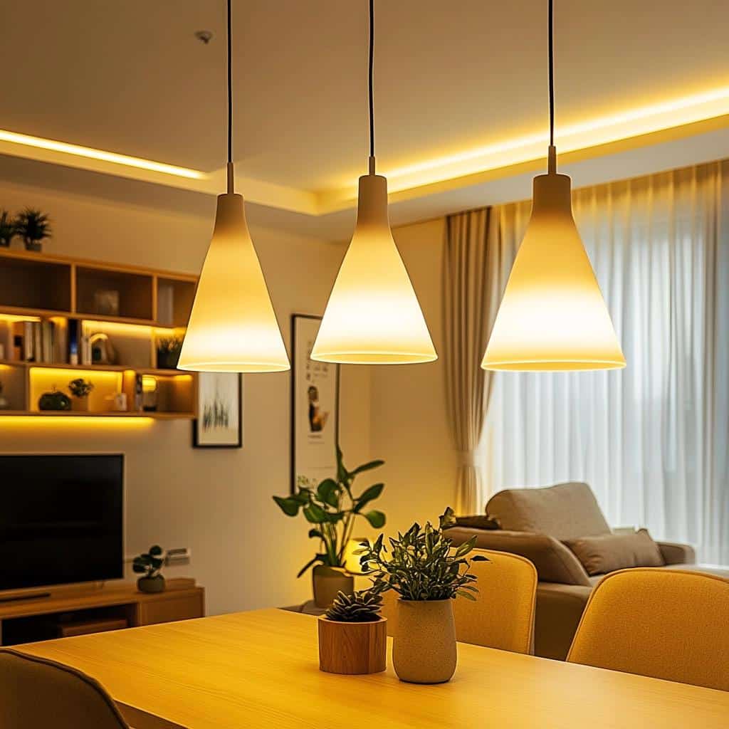 25 Lighting Ideas to Make Your Living Room Cozy 6 25 Projetos de Iluminação para Sala que Deixam o Ambiente Acolhedor