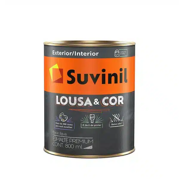 Imagem de uma lata de tinta Suvinil Lousa & Cor.