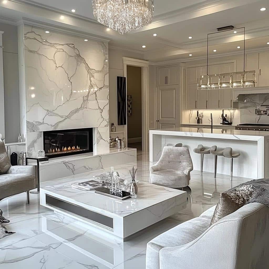 White Marble: Types and 60 Stunning Interiors Featuring the Stone 4 Tipos de mármore branco e 60 ideias de ambientes com a pedra