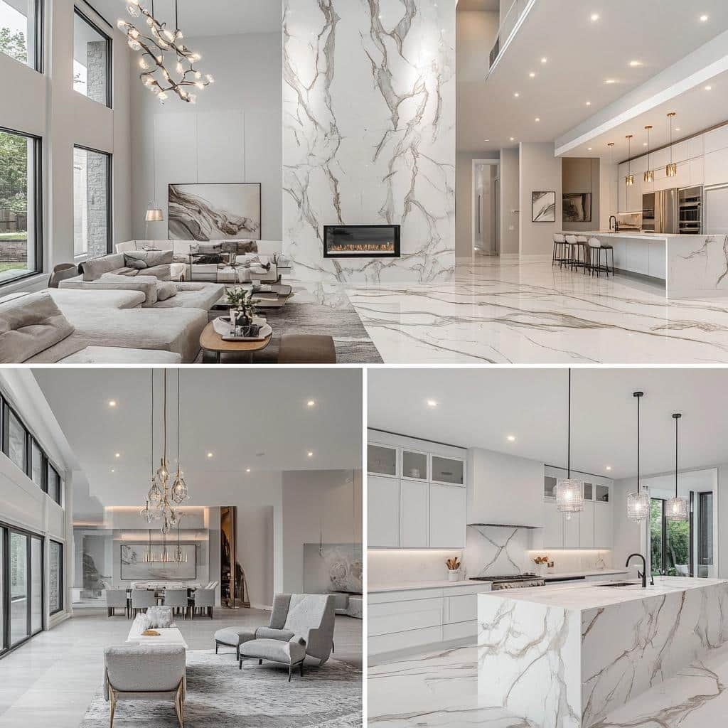 White Marble: Types and 60 Stunning Interiors Featuring the Stone 6 Tipos de mármore branco e 60 ideias de ambientes com a pedra