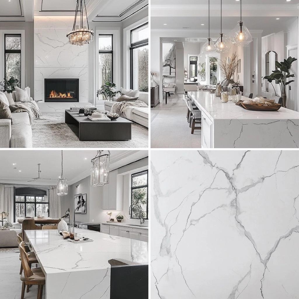 White Marble: Types and 60 Stunning Interiors Featuring the Stone 8 Tipos de mármore branco e 60 ideias de ambientes com a pedra