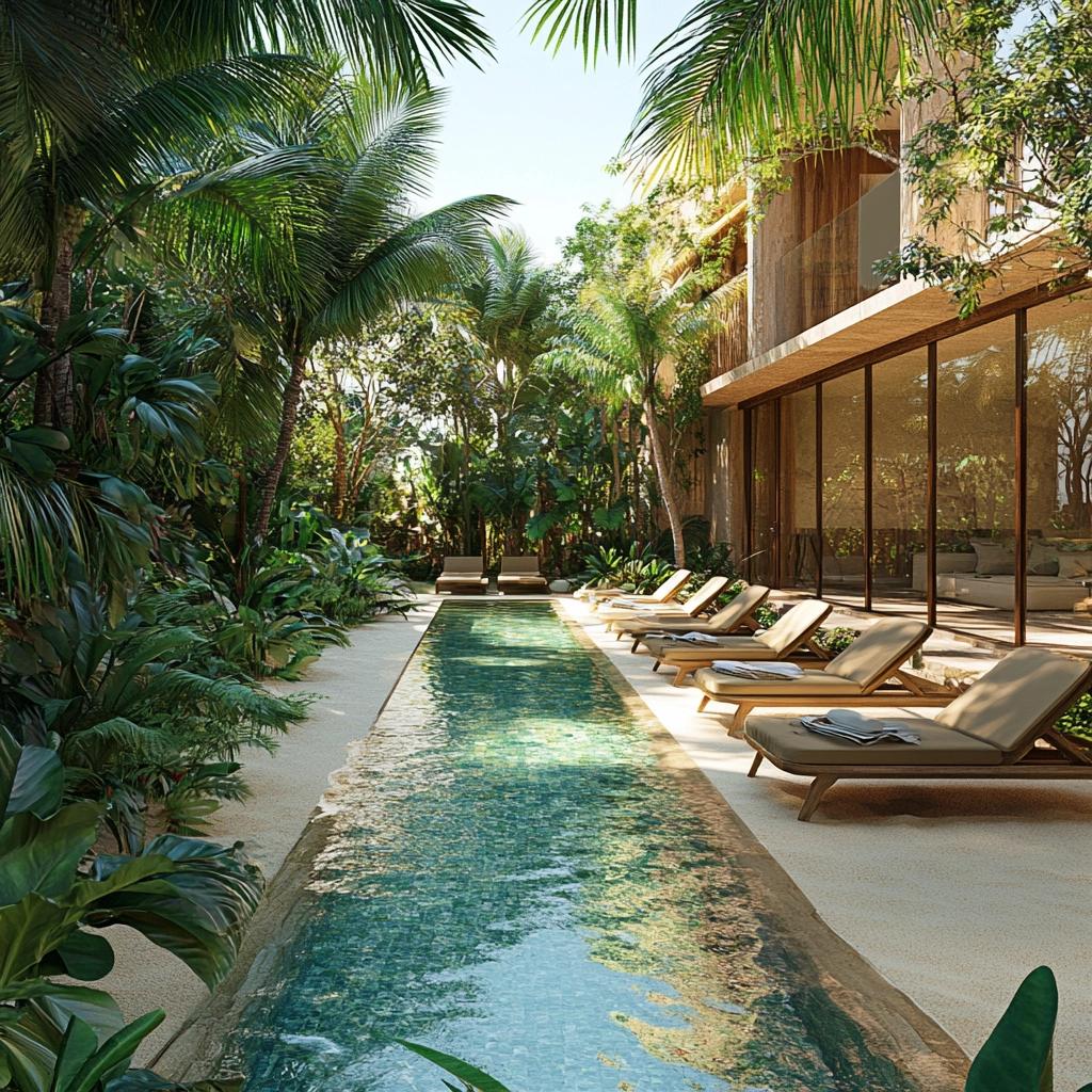 30 Stylish Pool Ideas with a Beach Entry for Ultimate Relaxation 6 30 Ideias de Piscina com Prainha para Relaxar com Estilo
