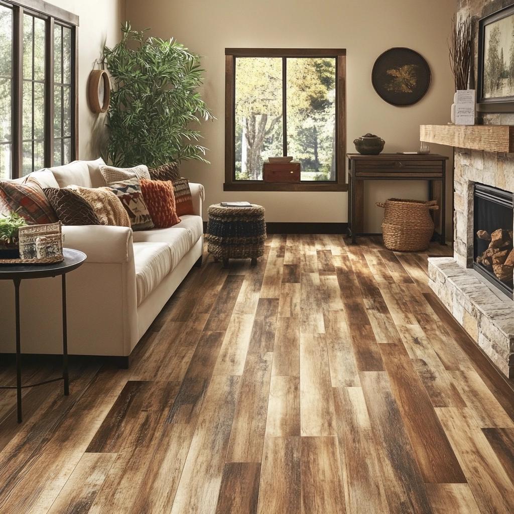 Wood-Look Flooring: Types and Stunning Photos That Impress 6 Tipos e fotos de pisos que imitam madeira que vão te surpreender