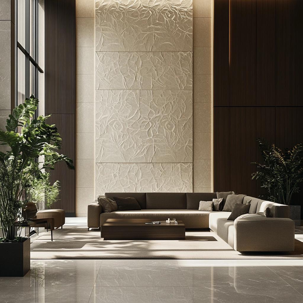 Textured Porcelain: Bringing Personality Within Reach 1 Porcelanato com Relevo: Uma Ousadia na Decoração