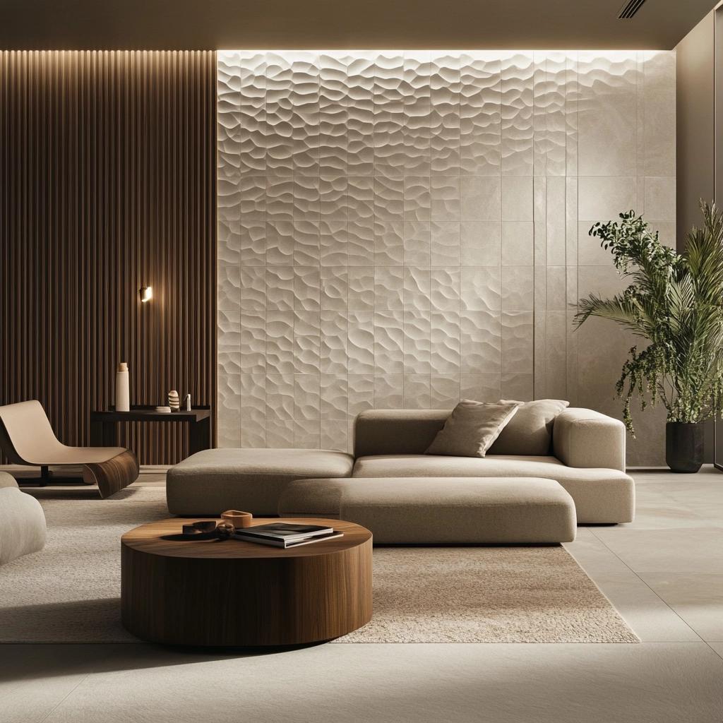 Textured Porcelain: Bringing Personality Within Reach 4 Porcelanato com Relevo: Uma Ousadia na Decoração