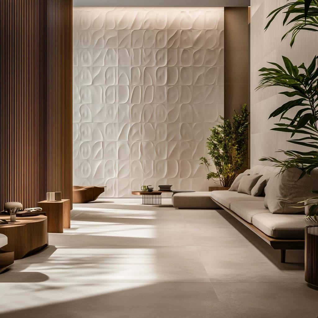 Textured Porcelain: Bringing Personality Within Reach 6 Porcelanato com Relevo: Uma Ousadia na Decoração