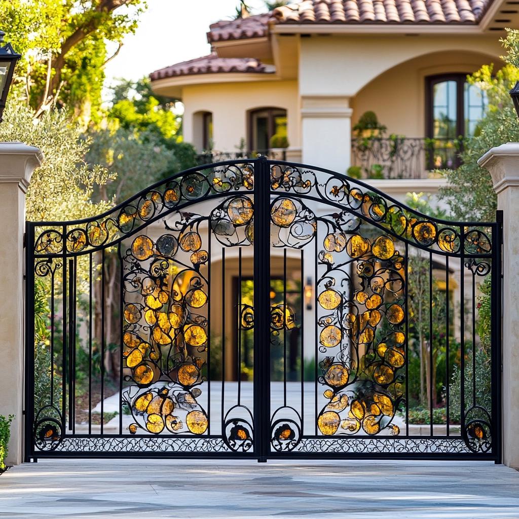 Iron Gates: 50 Incredible Ideas Ranging from Modern to Classic 1 Portão de ferro: 50 ideias incríveis que vão do moderno ao clássico