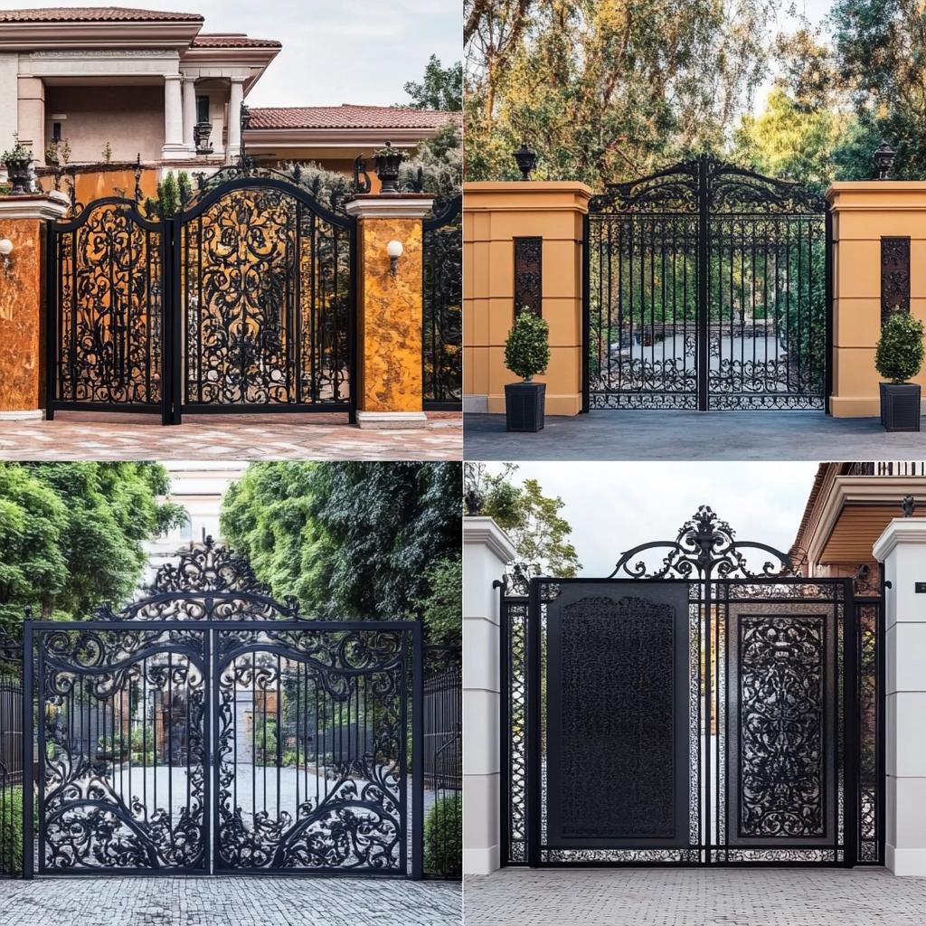Iron Gates: 50 Incredible Ideas Ranging from Modern to Classic 6 Portão de ferro: 50 ideias incríveis que vão do moderno ao clássico