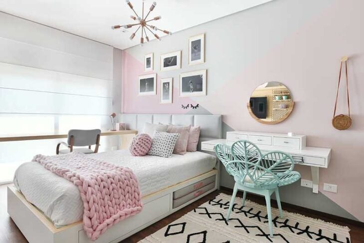 Foto de quarto cinza e rosa 6 - 6
