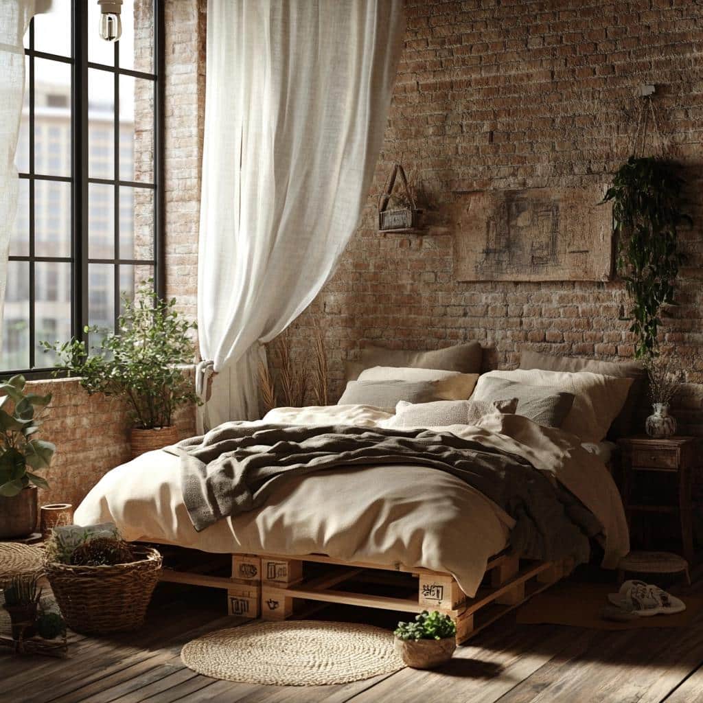Rustic Bedroom: 80 Cozy Decoration Ideas 1 Decoração de Quarto Rústico: 80 Ideias para um Espaço Aconchegante