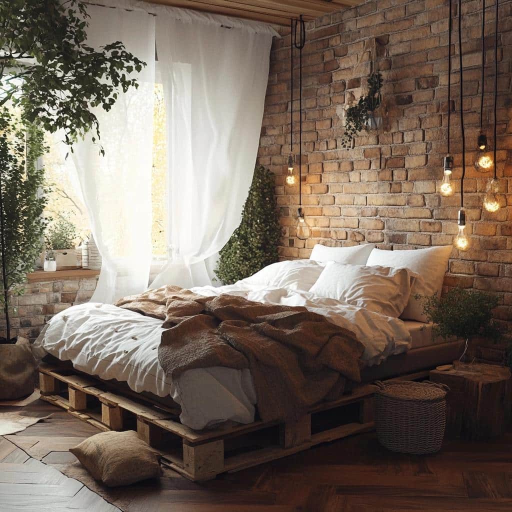 Rustic Bedroom: 80 Cozy Decoration Ideas 4 Decoração de Quarto Rústico: 80 Ideias para um Espaço Aconchegante