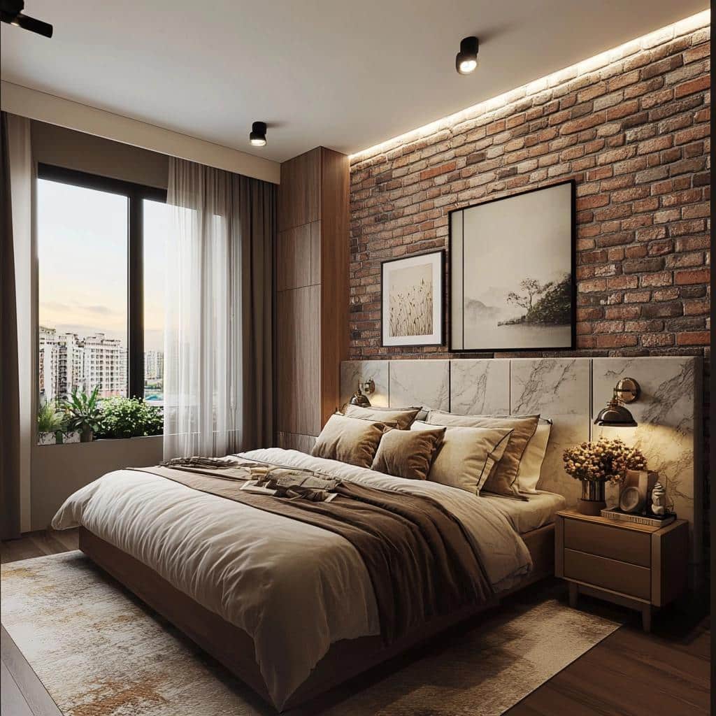 Wall Covering for Bedrooms: Tips to Revamp Your Space 4 Revestimento para parede de quarto: Dicas para uma decoração moderna