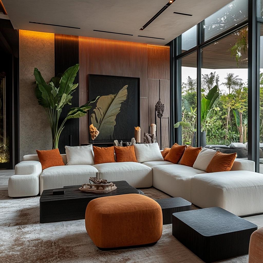 30 Projetos com Sofá-Ilha para uma Decoração Integrada