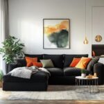 Sofá Preto: 50 Modelos para Decorar sua Sala de Estar