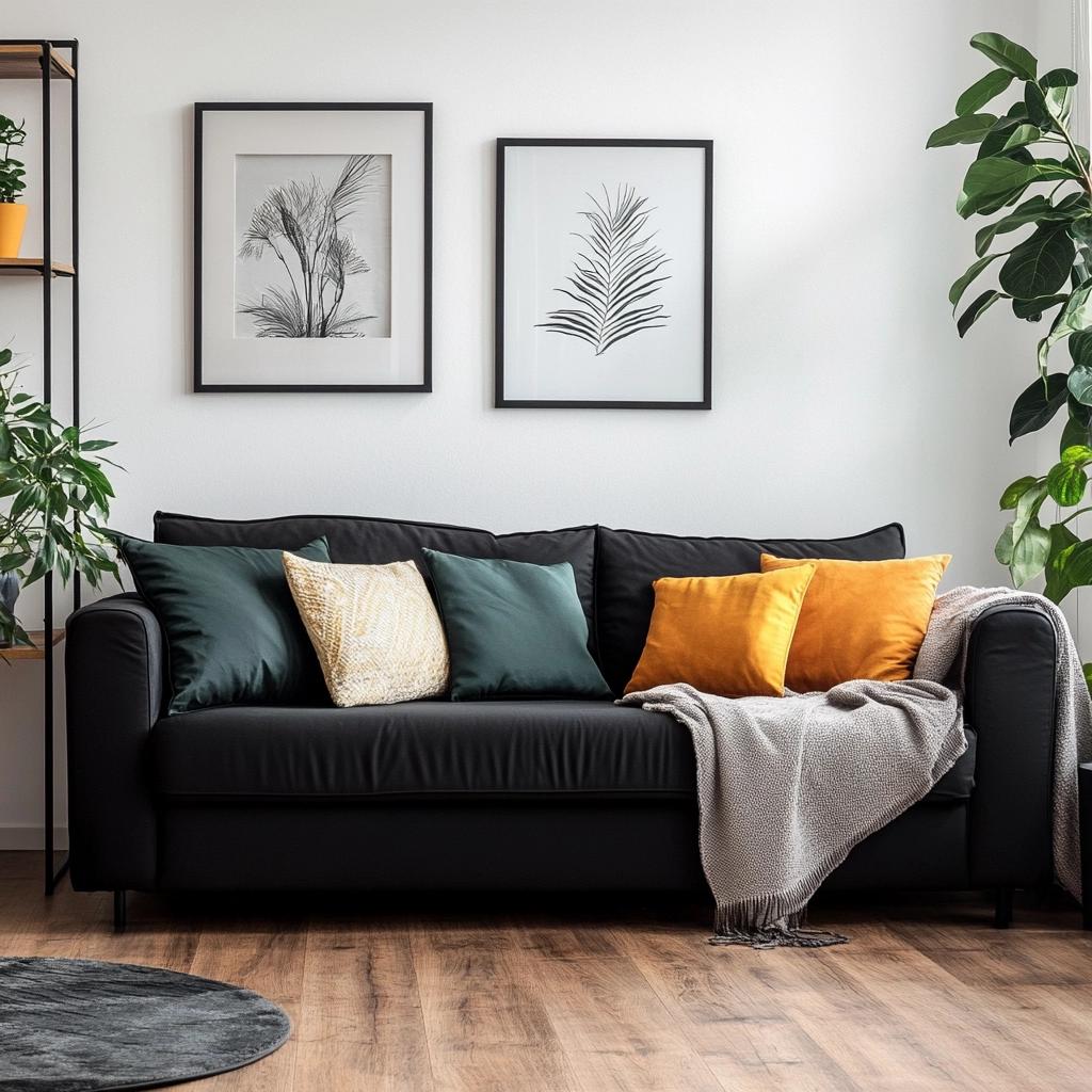 Sofá Preto: 50 Modelos para Decorar sua Sala de Estar