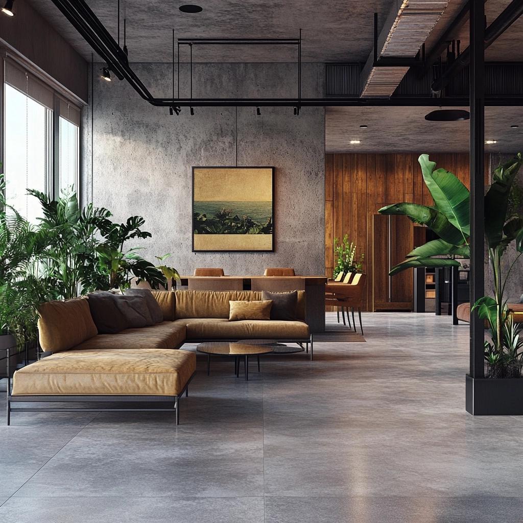 Porcelanato cemento queimado: como trazer um toque urbano à sua decoração