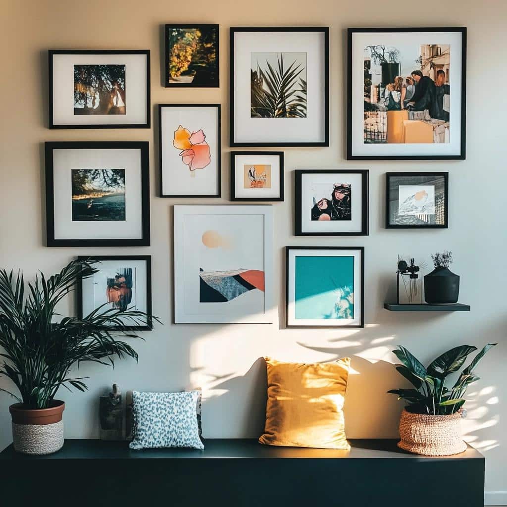 8 Ideias para Criar Composição de Quadros em Casa