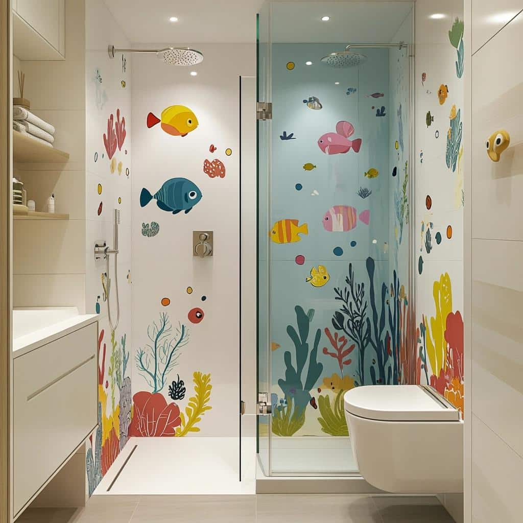 35 Modelos de Adesivos para Box de Banheiro que Vão Renovar o Ambiente