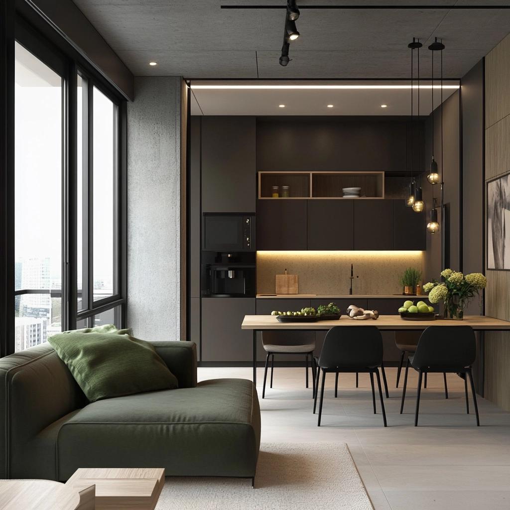 Transforme seu apartamento pequeno: 42m² com painéis que ampliam espaços