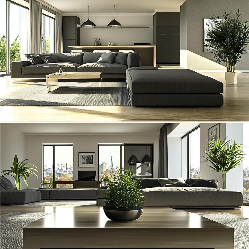 Aposte na decoração minimalista em tons de cinza: o apartamento do jovem solteiro