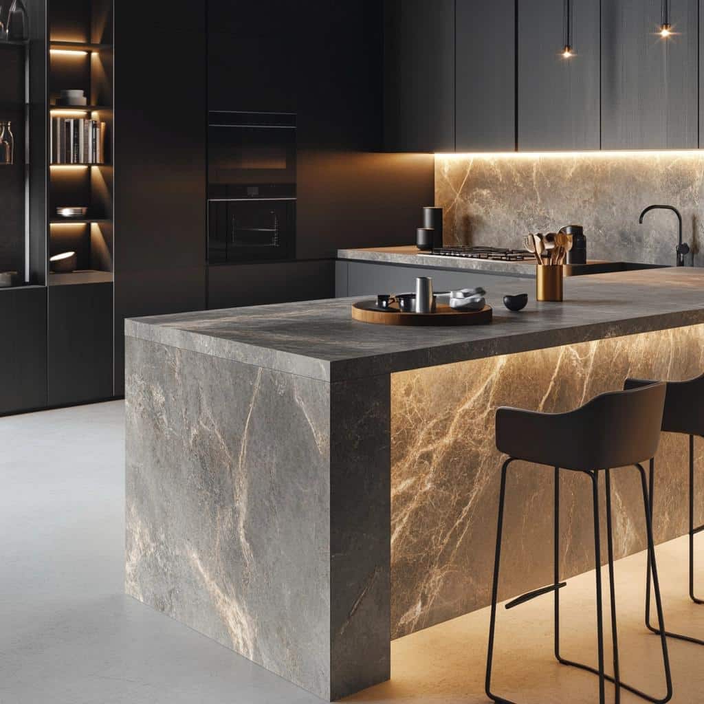 Bancada de Cozinha em Porcelanato: 6 opções de revestimento