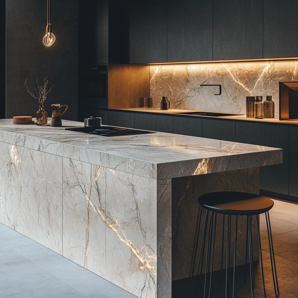 Bancada de Cozinha em Porcelanato: 6 opções de revestimento
