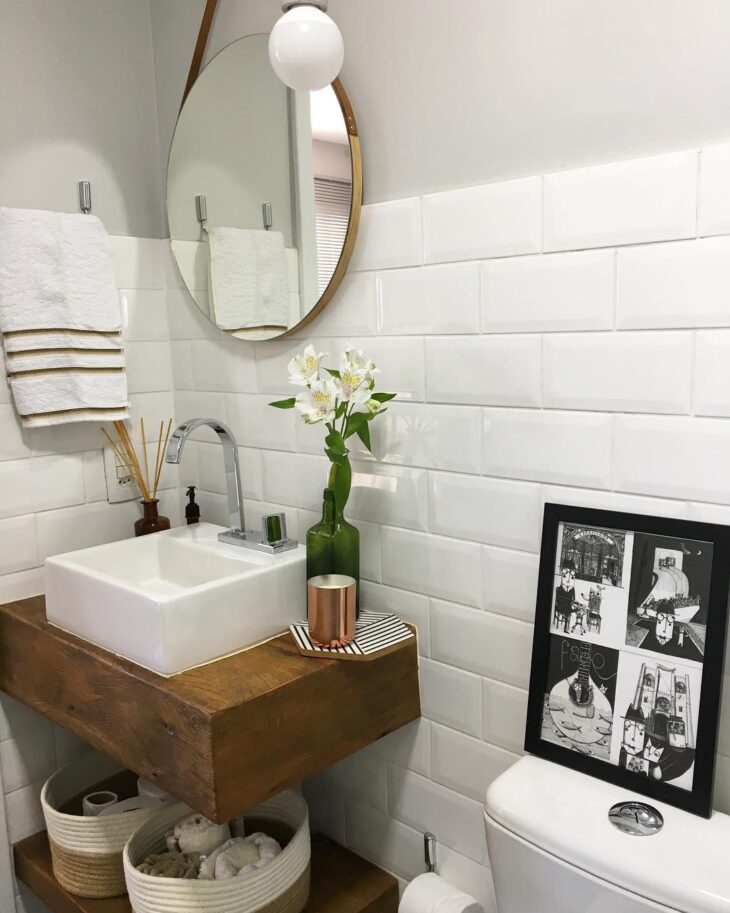Wooden Countertops: Functionality and Style for Any Space 9 Foto: Reprodução / Apartamento 704