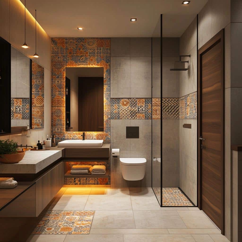 Cerâmica para banheiro: 65 propostas para decorar e inovar