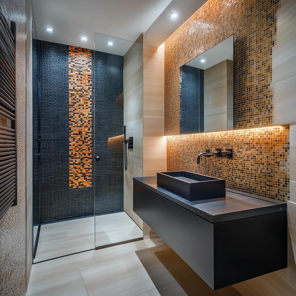 Cerâmica para banheiro: 65 propostas para decorar e inovar