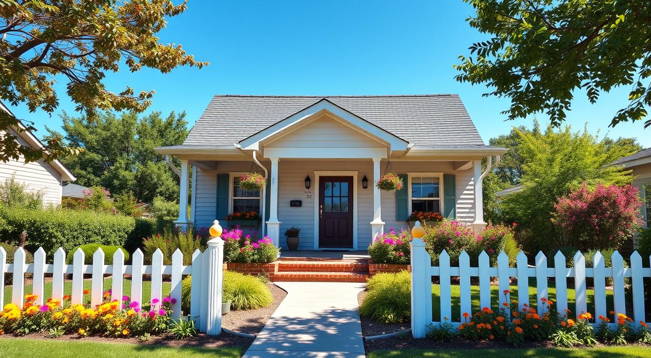 Frente de casas simples e bonitas