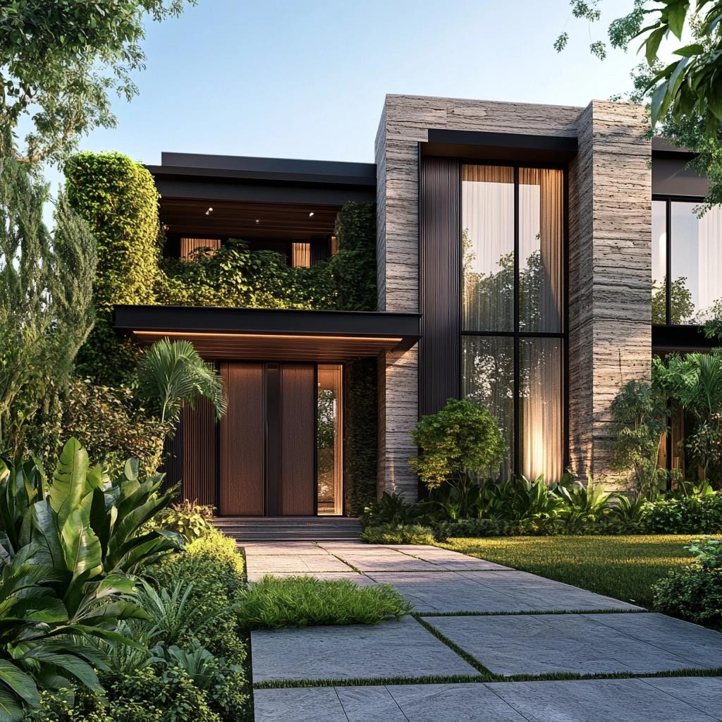 Fachadas Elegantes: Inspirações para a Frente de Casas