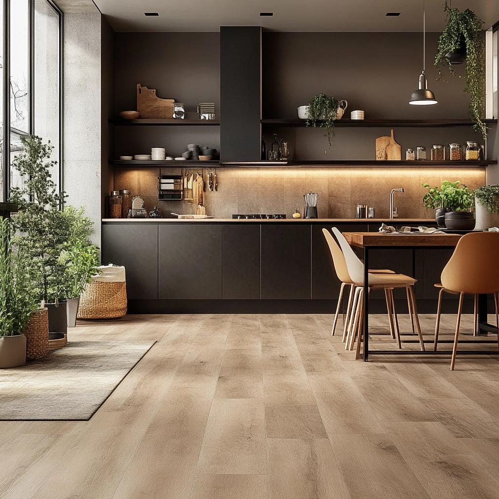 IS IT WORTH USING VINYL FLOORING IN THE KITCHEN? WHAT NO ONE TELLS YOU ABOUT THIS MATERIAL 6 Piso Vinílico na Cozinha: Descubra se Vale a Pena