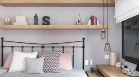 70 fotos e ideias para fazer uma prateleira de madeira para o quarto.