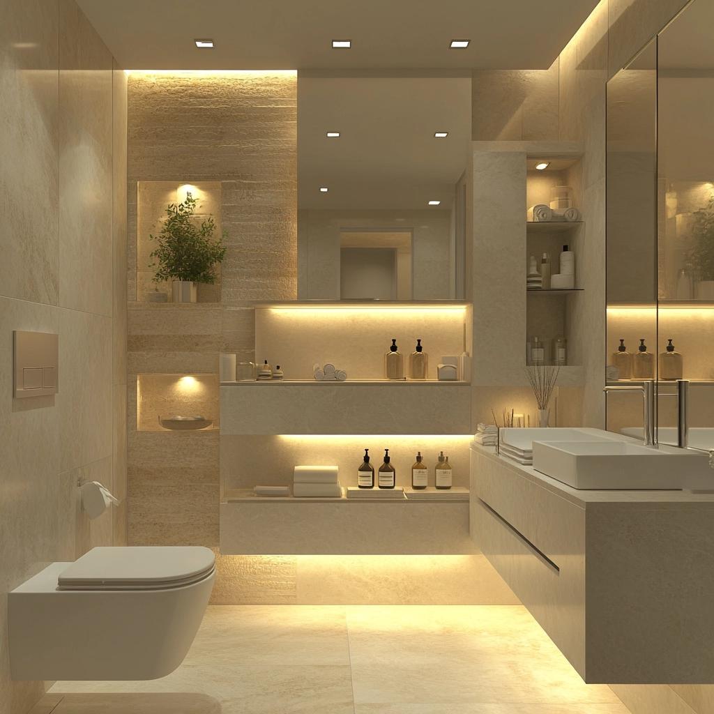 Creative Solutions for Very Small Bathrooms 4 Soluções Criativas para Banheiros Pequenos