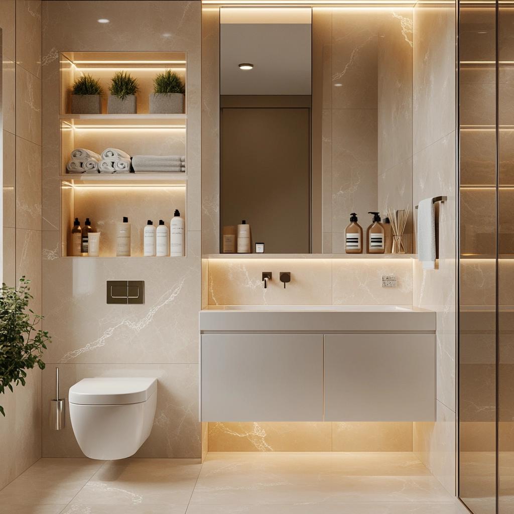 Creative Solutions for Very Small Bathrooms 6 Soluções Criativas para Banheiros Pequenos