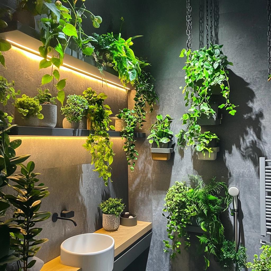 Transform Your Bathroom with Artificial Plants: Essential Tips for Amazing Decor! 8 Decoração de Banheiro com Plantas Artificiais: Dicas e Estilos