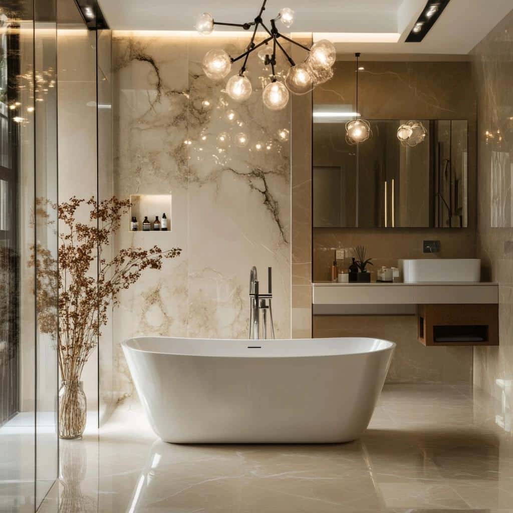 15 Ideias de Banheiro Moderno Luxuoso para um Visual Glamuroso