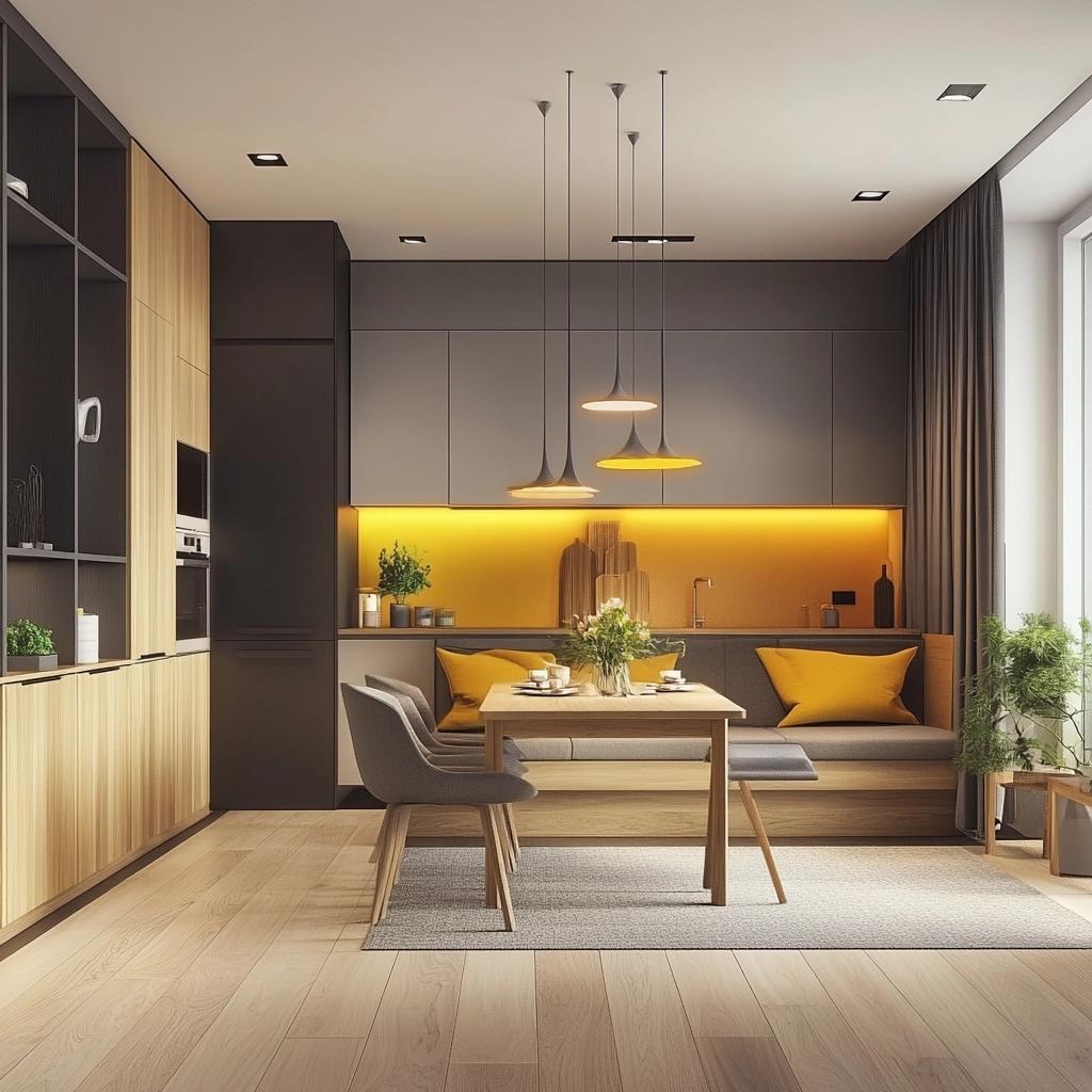 House Without a Living Room: Creative and Modern Solutions 8 Casa sem Sala de Estar: Soluções Criativas e Modernas