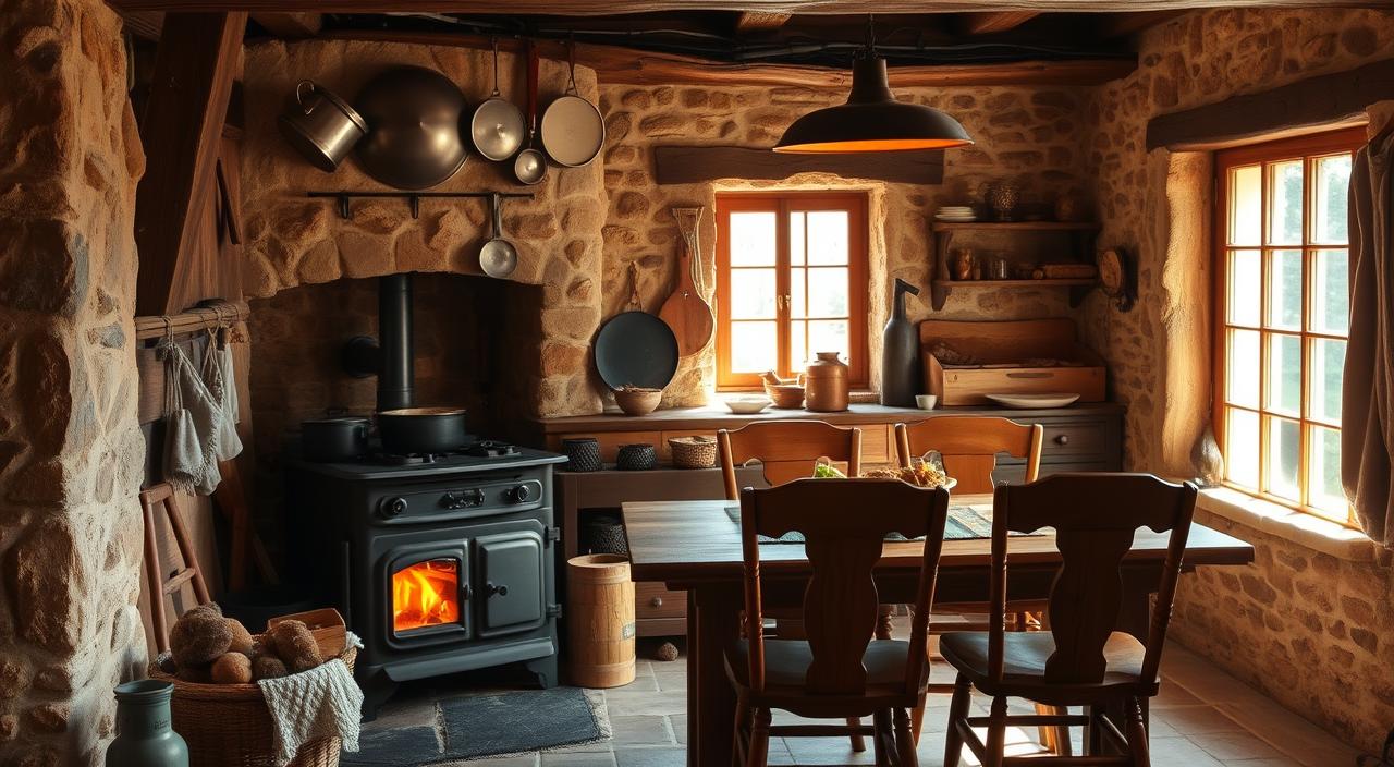 Kitchen with Wood Stove: Is It Worth Having? 3 Cozinha com Fogão a Lenha: Será Que Vale a Pena Ter?
