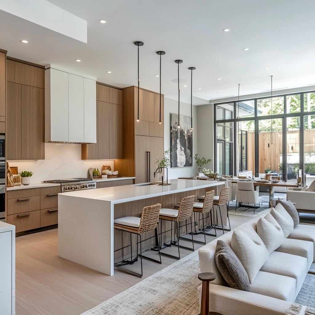 Transform Your Space: Designer Secrets for Amazing American Kitchens and Living Rooms 4 Cozinha Americana e Sala de Estar: Dicas e Tendências