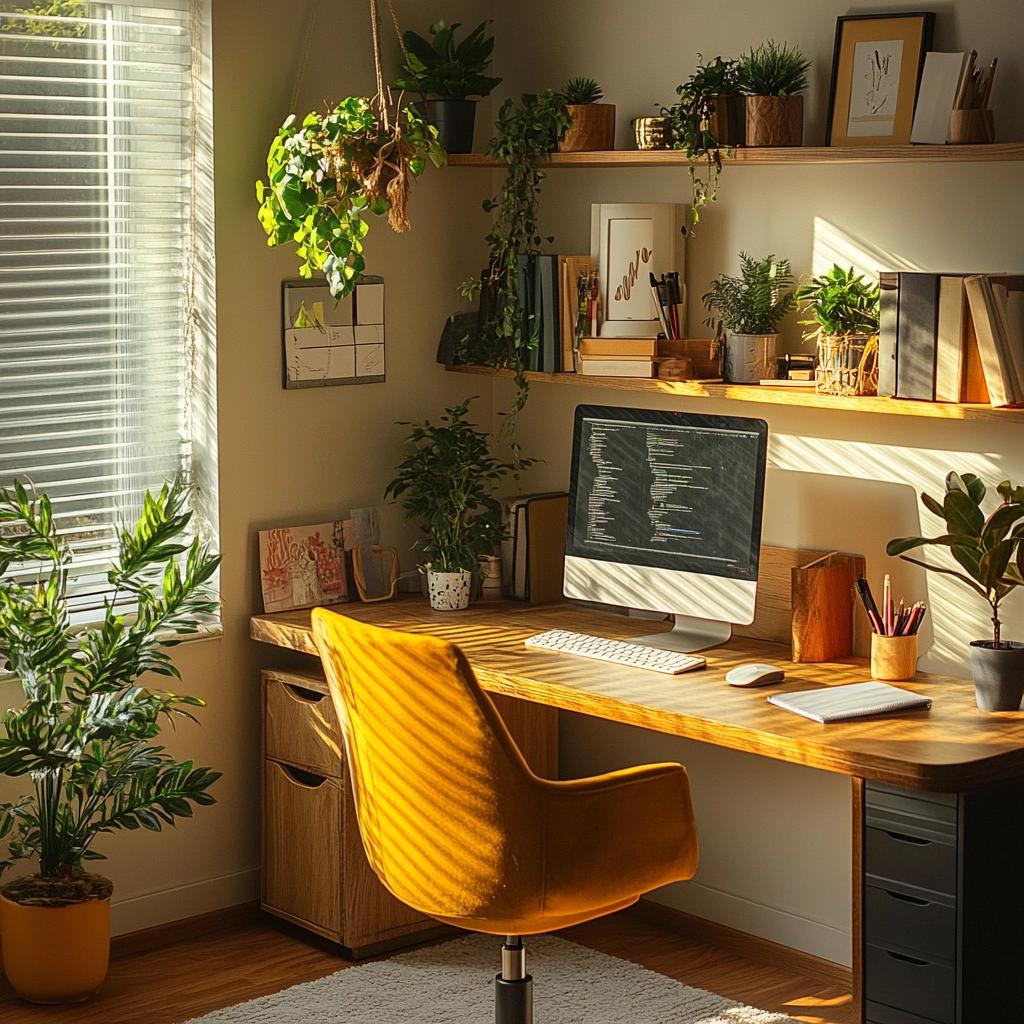 6 Ideias Práticas e Económicas para Decorar seu Home Office